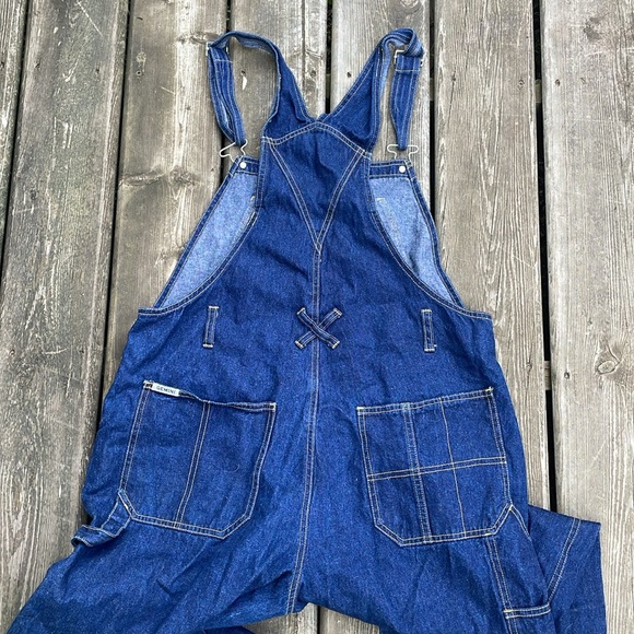 Vintage Gemini Jeans Denim Jean Overalls Coveralls Unisex - Picture 12 of 15